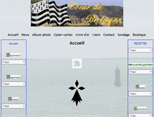 Tablet Screenshot of coeurdebretagne.com